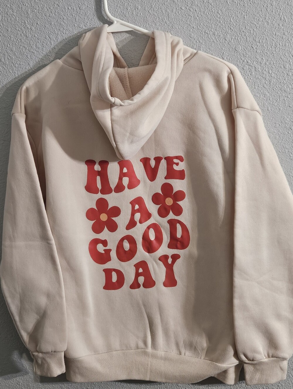 SHEIN Hoodie, Medium, "Have A Good Day" graphic